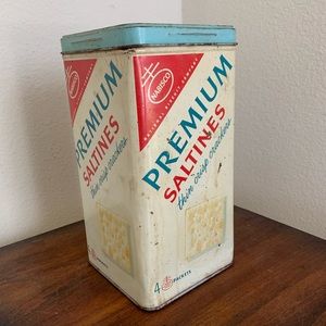 Vintage Premium Saltine Cracker Tin